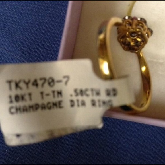 🚫Sold on Ebay🚫10k gold .50 CT champagne diamonds - Picture 3 of 4