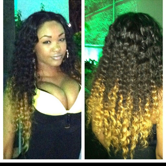 Beautiful Ombre Custom Lace Front Wig 26 inches