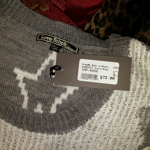 Love Stitch Sz L sweater and YOU are the Star! NWT - Picture 2 of 4