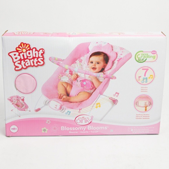 Bright Starts Pretty n Pink Blossmy Blooms Bouncer