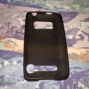 Black body glove case for HTC evo