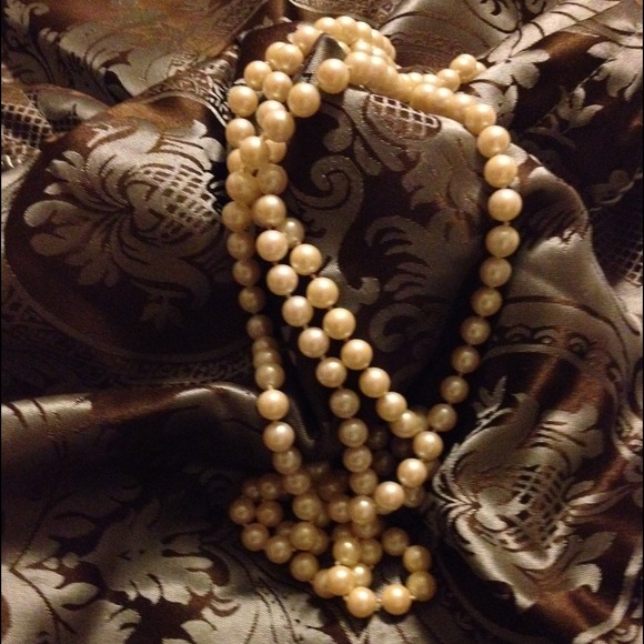 Long Pearl Necklace