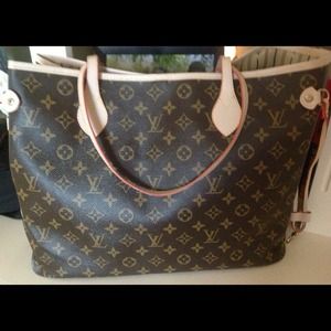 Designer inspired LV handbag