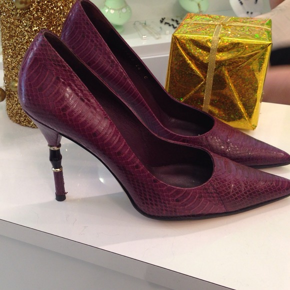 Real colored Python Gucci heels :)! - Picture 2 of 4