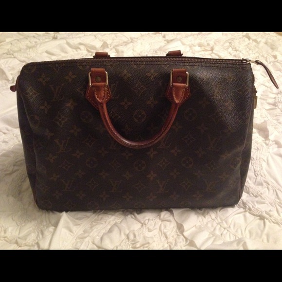 Vintage Louis Vuitton Monogram Speedy 35