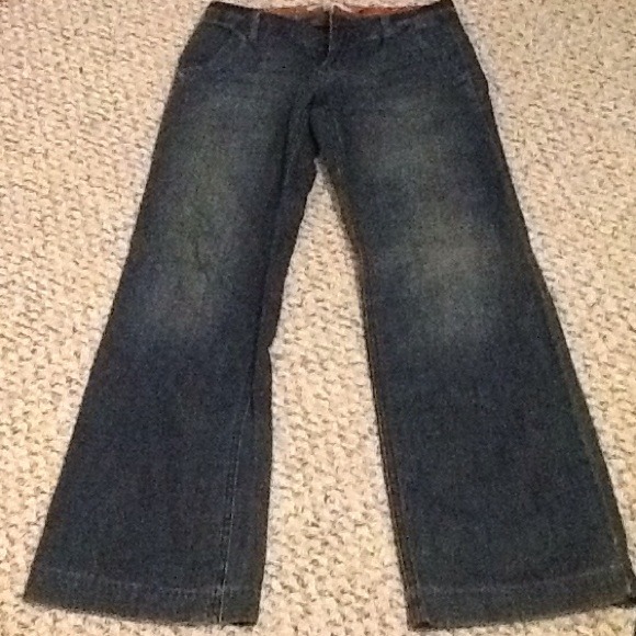 Dark Wide Leg Jeans