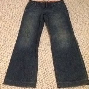 Dark Wide Leg Jeans