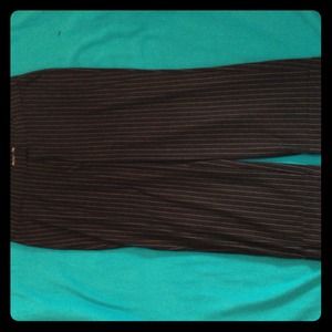 Women's dress slacks size 30-32 black pinstripe
