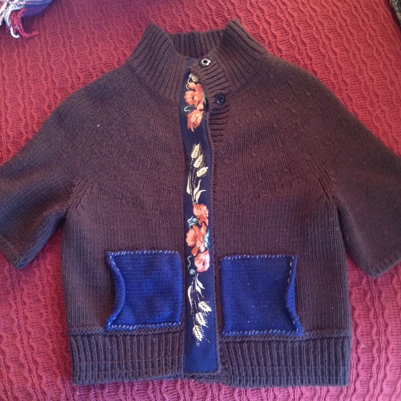 Anthropology wool blend sweater