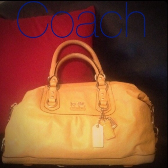 Coach Handbags - Mustard Yellow Coach Satchel