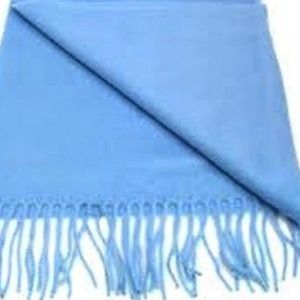 Baby Blue Cashmere Scarf