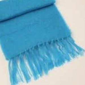Electric Blue Cashmere Scarf