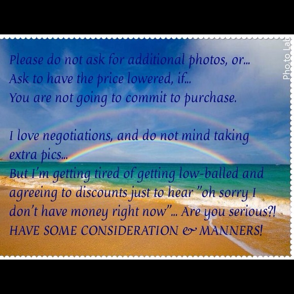 COMMON SENSE WHEN BUYING ON POSHMARK