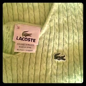 Lacoste green halter top
