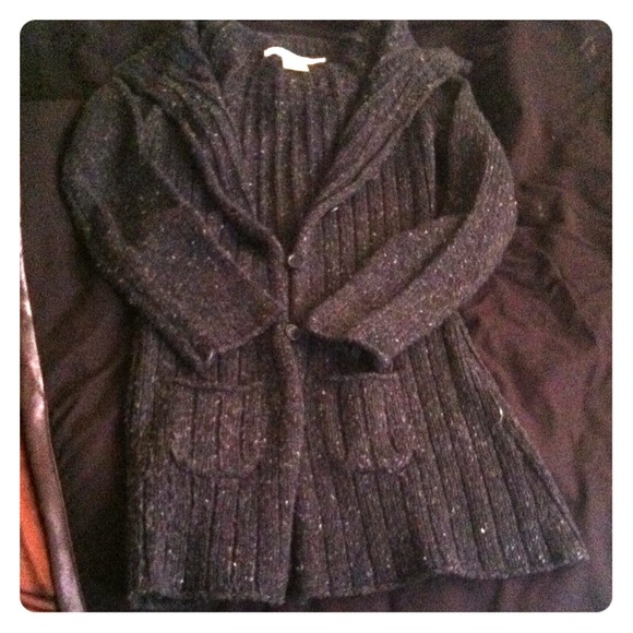 Gray 60% lambswool 40% acrylic coat