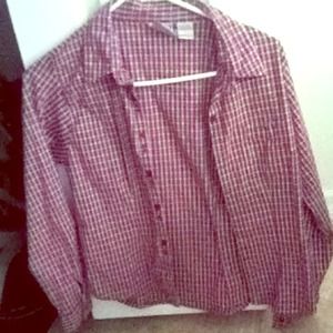 Red Flannel Top