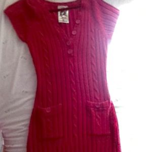 Hot Pink Sweat Dress