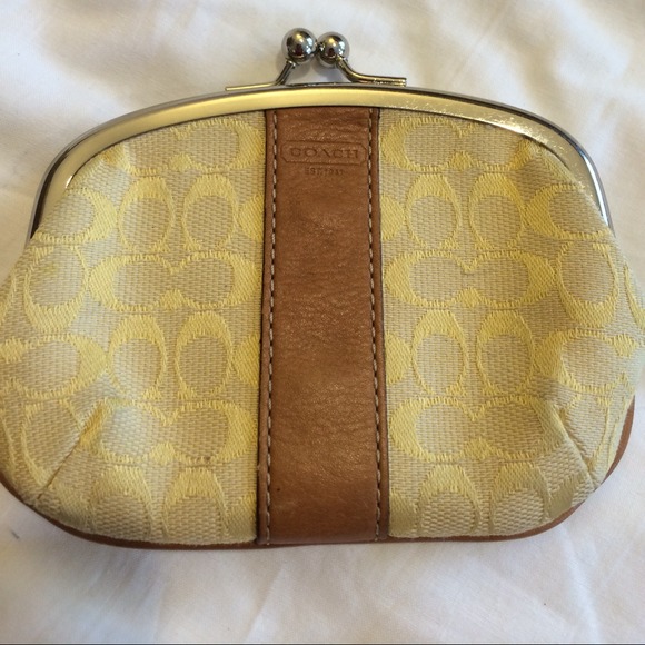 Coach Clutches & Wallets - Authentic Coach Kisslock coin purse