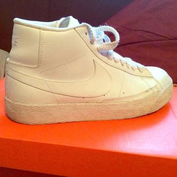 Nike Shoes - All white women's blazers worn once
