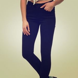 Bdg high waist jeans (DARK DENIM)