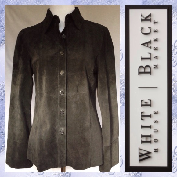 Price Drop! 🚨WHBM Suede Jacket Shirt