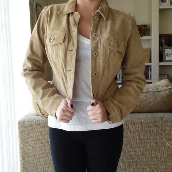 🌺SOLD 🌺 Gap Suede Jacket - Picture 1 of 4