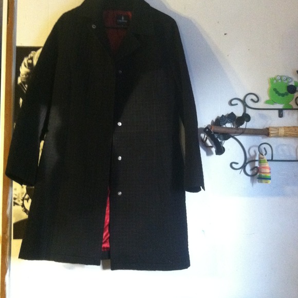 Long black trench coat LONDON FOG