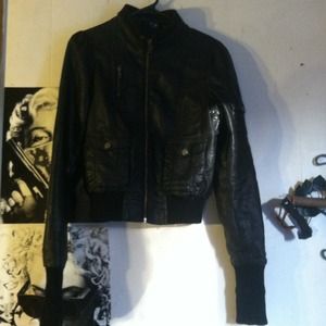 Black H&M DIVIDCD jacket