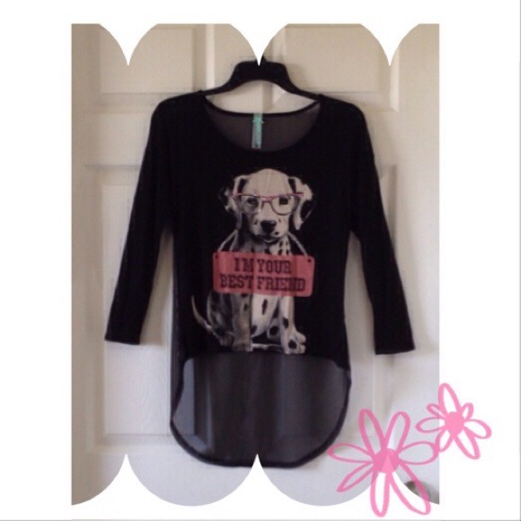 🌻 Tops - Black Graphic Tee