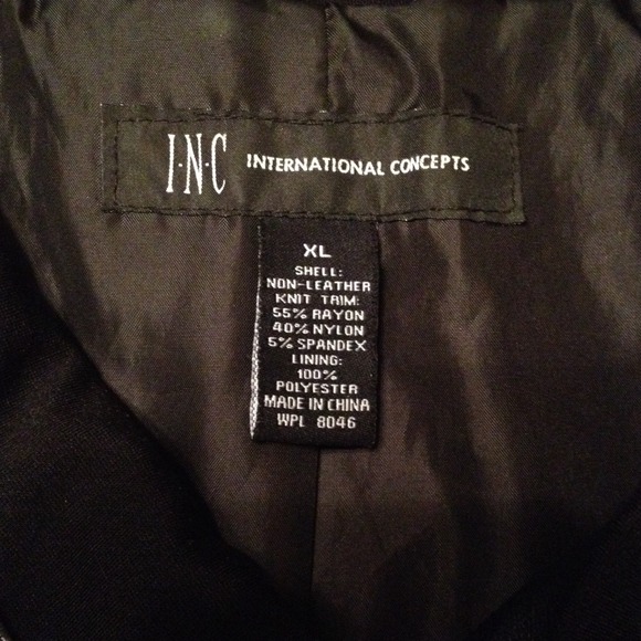 I-N-C leather jacket - Picture 4 of 4