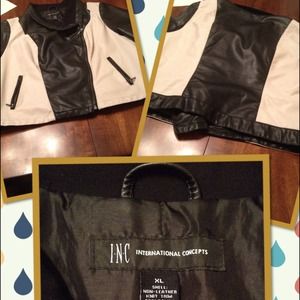 I-N-C leather jacket