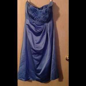 David's bridal bridesmaid dress.