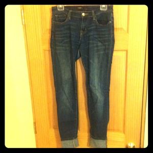 Dark Wash Cigarette Skinny BDG Jeans From UO (30R)