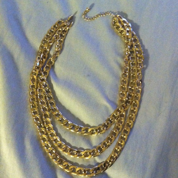 3 in 1 chunky gold chain