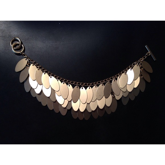 Gold Color Dangling Bracelet