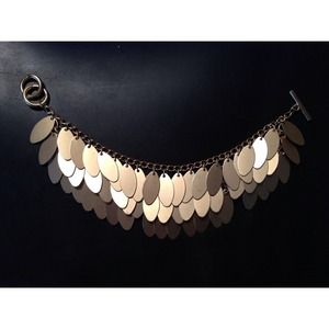 Gold Color Dangling Bracelet