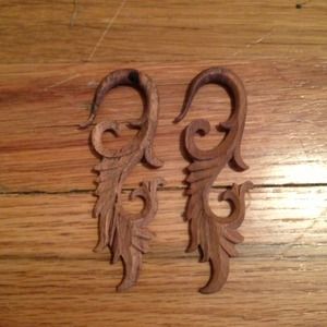 Locally handcrafted wooden gages