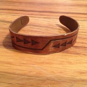 Handcrafted Native American Copper Cuff