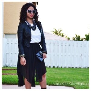 Beautiful HI-LO Chiffon Skirt