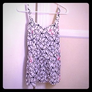 Lilly Pulitzer Gardenia Ahoy There Anchors Top