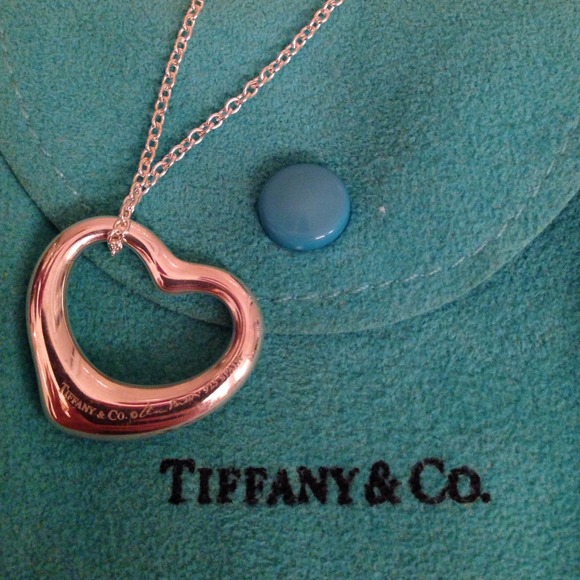 Tiffany & Co. Jewelry - Authentic Tiffany's Elsa Peretti Open HeartPendant