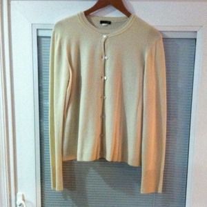 SOLD!!!! J. Crew Cream Cashmere Sweater Set