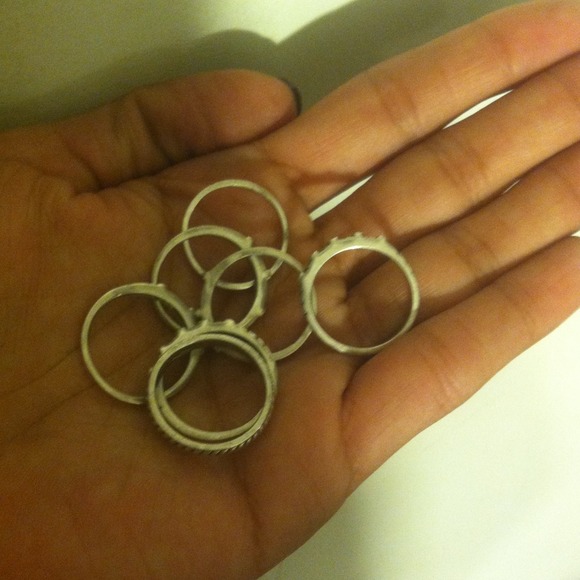 Silver STACK Rings - Picture 1 of 4