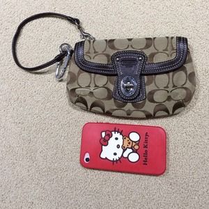 Coach wristlet