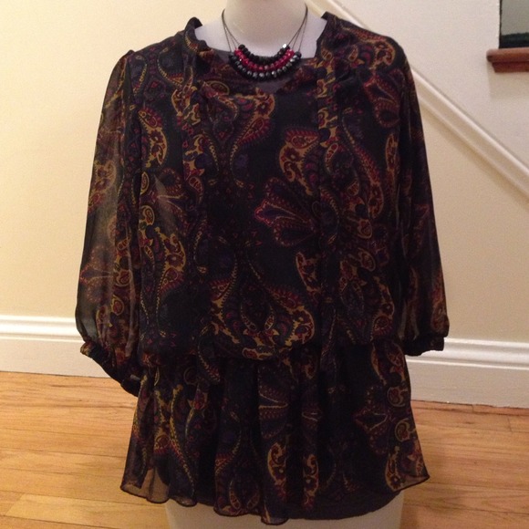 Eight sixty sheer top