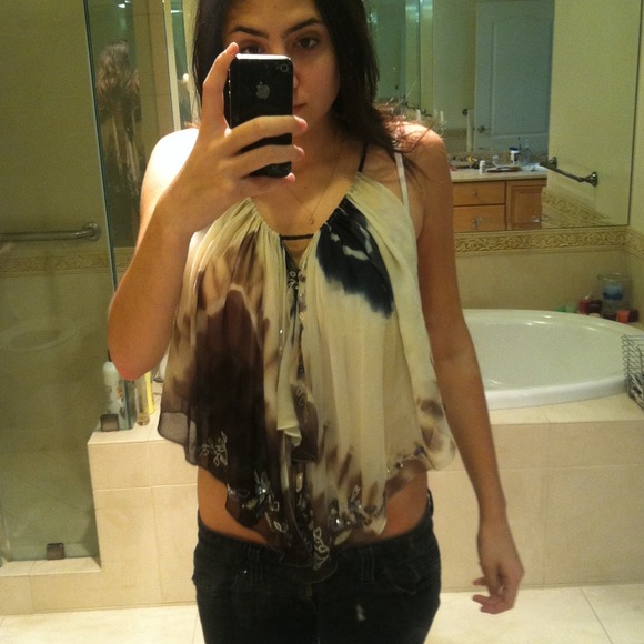 All Saints embellished top - Picture 2 of 4