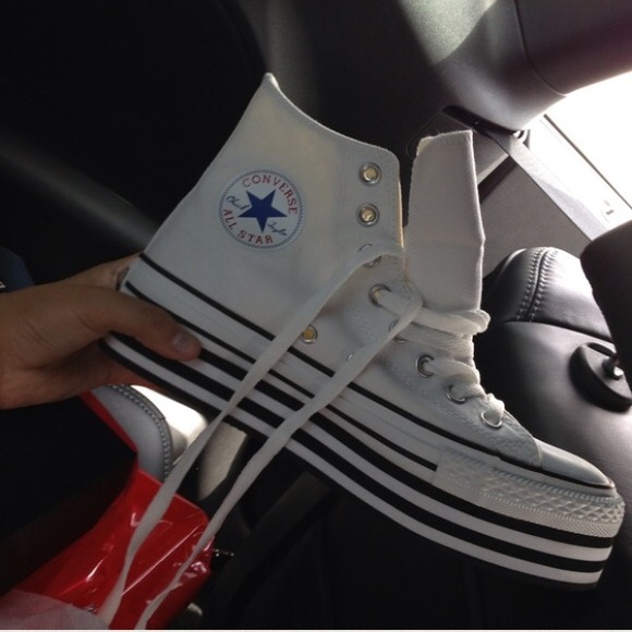 Converse platform high tops