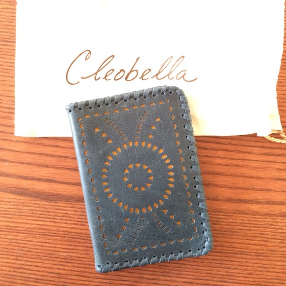 Cleobella Passport Holder Navy