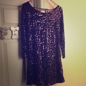 Forever 21 Purple Sequined Dress