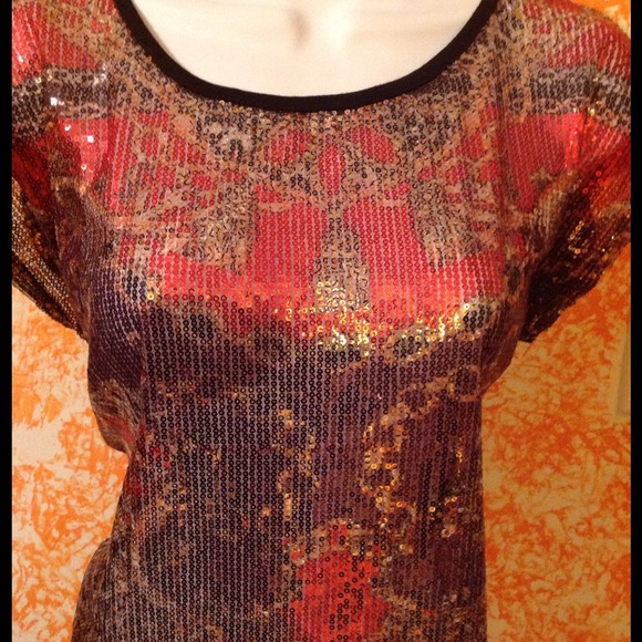 ***♥BUNDLE sold♥***Vintage Pearlsparkle shirt
